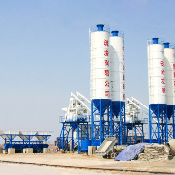 75m3h HZS Hopper Type Advanced Concrete Batching Plant