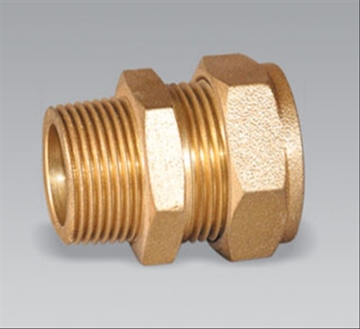 Brass pipe fitting Male Compression Nipple