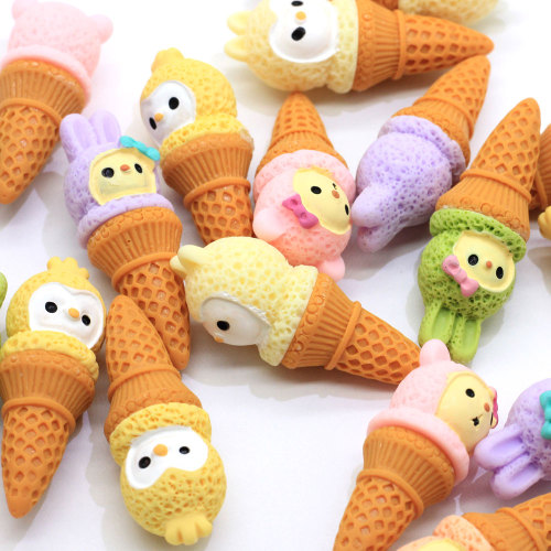 100 Stück Cartoon Sommer Sweet Food Perlen Harz Flatback Applique Verschönerung DIY Haarschleife Center Stirnband Versorgung