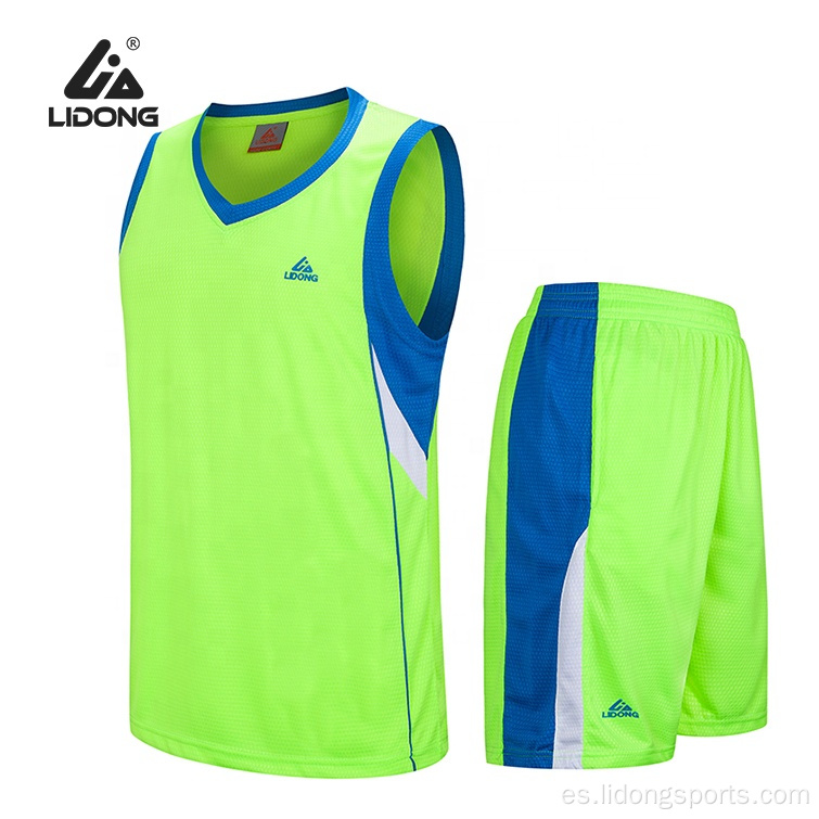 Uniformes de baloncesto de ropa deportiva de baloncesto de Wholasale School