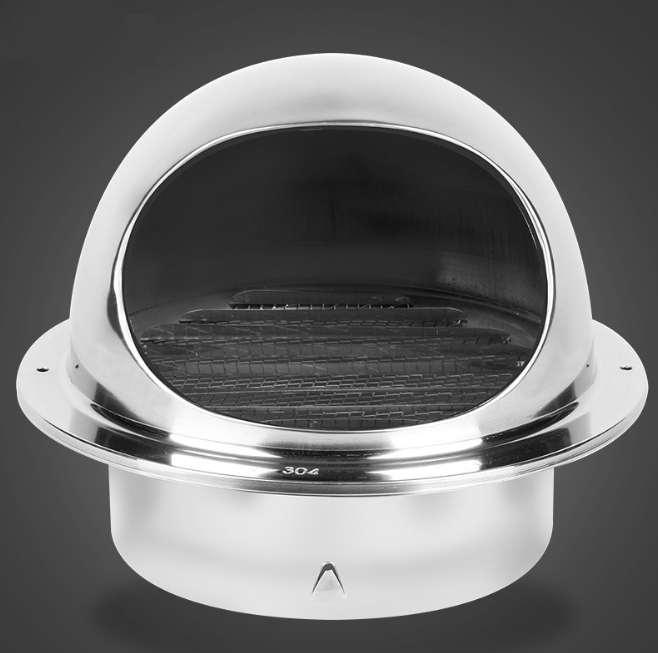 Stainless Steel Round Duct Air Mushroom Vent Cap Diffuser Grill