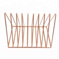 Organizador de escritorio Copper Color Triangle Steel Whripshelf