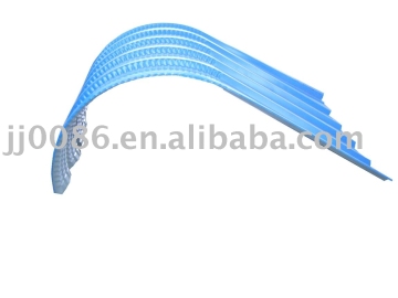 Curving panel by curving machine