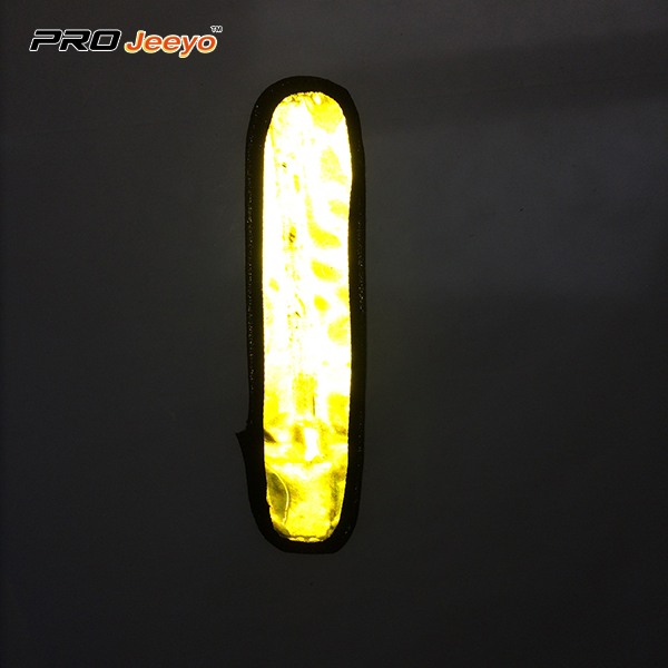 Reflective Yellow Pvc Safety Led Flashlight Armbandwb Kou002