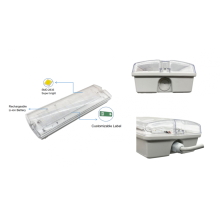 Luz de emergencia de mamparo recargable LED