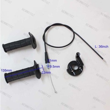 Honda Crf 50 70 80 100 Dirt Bike Handle Bar Throttle Grips