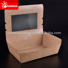 Take away sushi containers, kraft paper Eco-friendly disposable sushi box