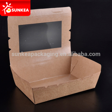 Take away sushi containers, kraft paper Eco-friendly disposable sushi box