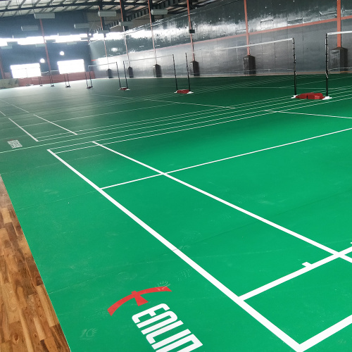 Tappetini da badminton in PVC con certificato BWF