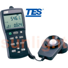 TES-1339R Professional Light Meter Integral Illuminance/Luminous Intensity Counter with RS232 Datalogger