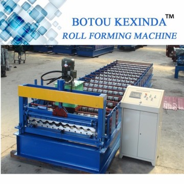 aluminium step tile roll forming machine