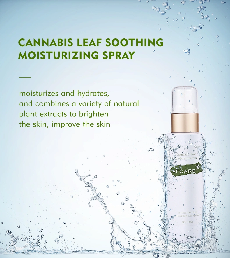 Private Label Pure Natural Organic Cbd Skin Hydrating Moisturizing Face Toner Cannabidiol Spray Mist