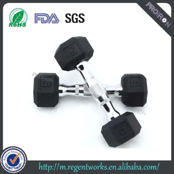 rubber coated dumbbell/rubber dumbbell/rubber encased dumbbell