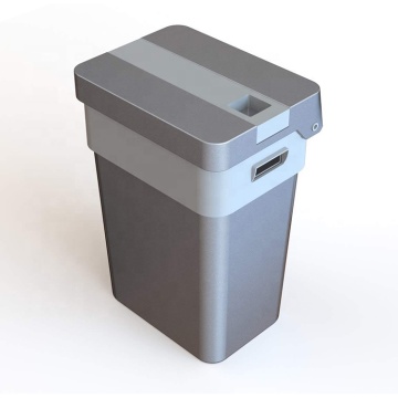 35-Litre Rectangular Household Rubbish Compactor Storage Bucket