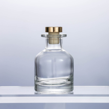 Empty bottle of perfume and aromatherapy decoration