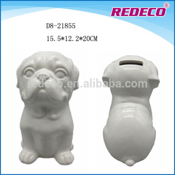 Customize dog shape piggy bank for sale