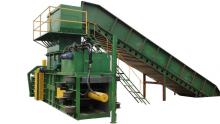 automatic hydraulic plastic bottle baling press machine