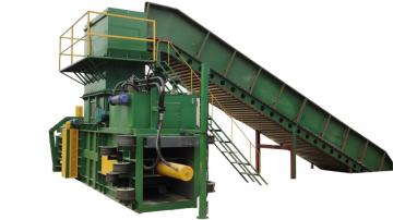 automatic hydraulic plastic bottle baling press machine