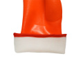 Fluorescent Sandy Finish PVC Glove 30cm