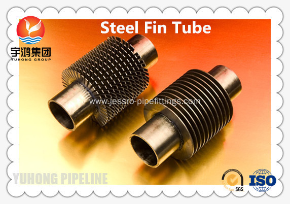 CuNi 90/10 Shape Type Heat Exchanger Fin Tube OD25.4 X 1.5WT L Finned Copper Tubing