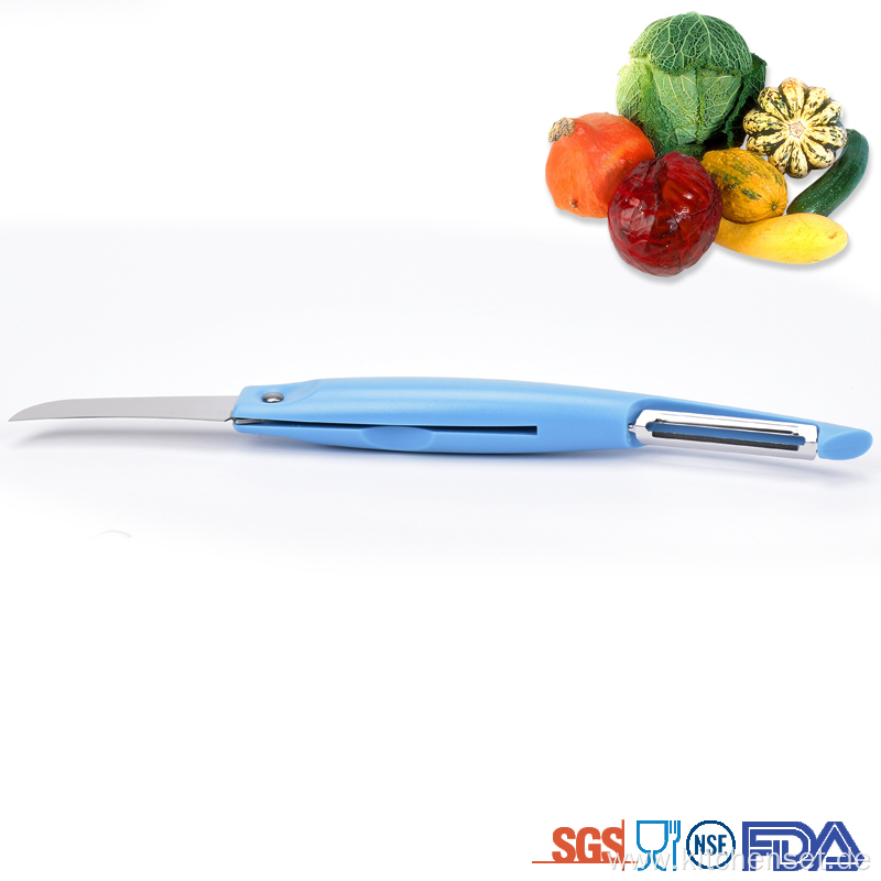 innovation multipurpose peeler with small folding knife