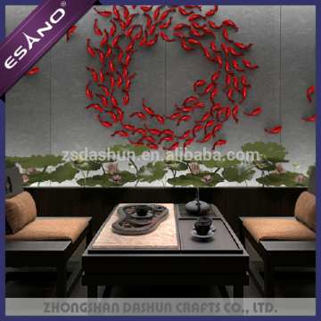 High quality interior resin fish wall decoration