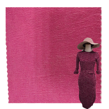 fashion stripe pink jersy ribbed fabrics