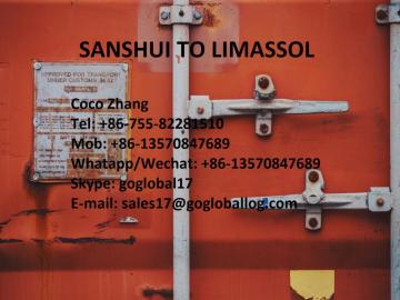 Foshan Sanshui Sea Freight to Cyprus Limassol