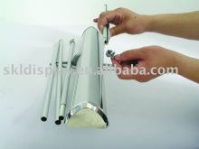 triangle roll up, roll up display