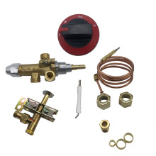 LPG NG Gas Flameout Protection Valve with Pilot Burner Thermocouple