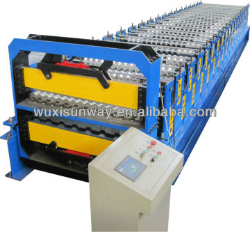 two profiles double layer roll forming machine