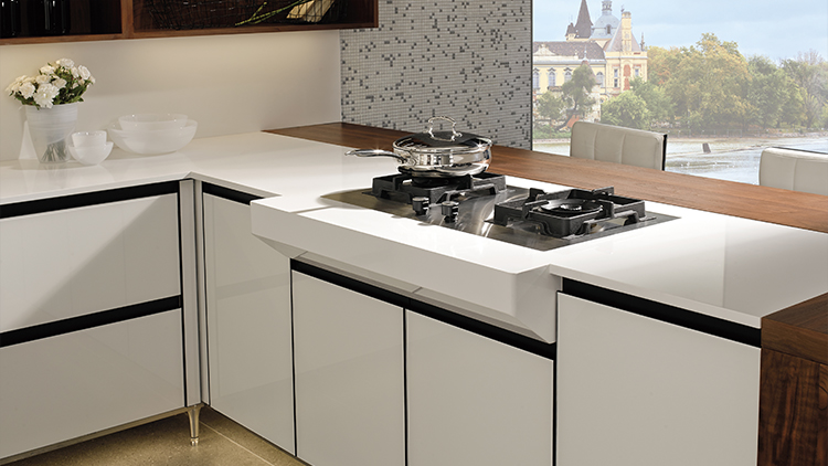 Modern minimalist style high quality home kitchen cabinet