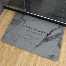 Diatomite bath mat Water absorbent  anti slip