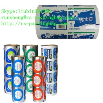 pe label with customized design round shape matte varnish