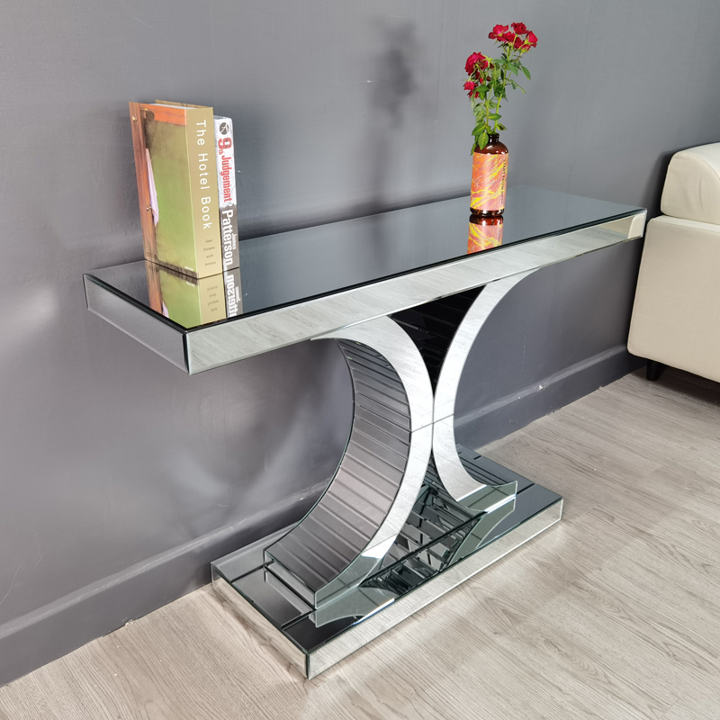 Nowy design lustrzany stół konsolowy