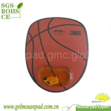 Basketiball shape liquid mousepad
