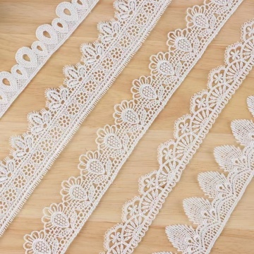 2023 New Hot Sale Macrame Polyester Light Embroidery Ribbon Lace Trim