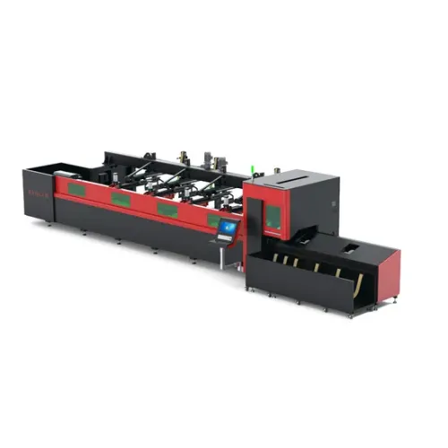 Automatic Two-Chuck CNC Fiber Laser Tube Pipe Cutting Machine