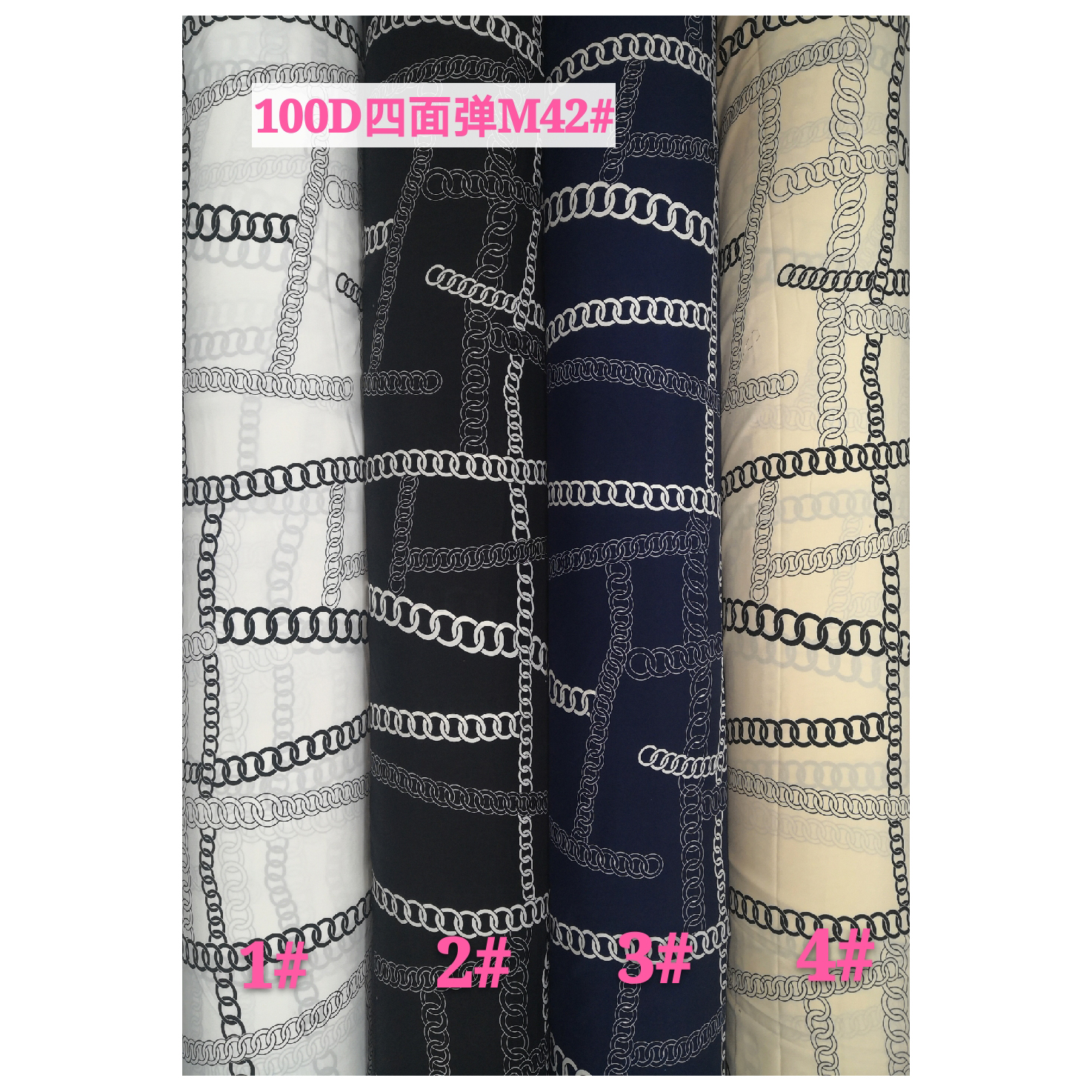 Custom 4-Wege-Stretchgewebte gedruckter Maschstoff Gewebe 97%Polyester 3%Spandex Atmungsfreie Stoff für Kleid