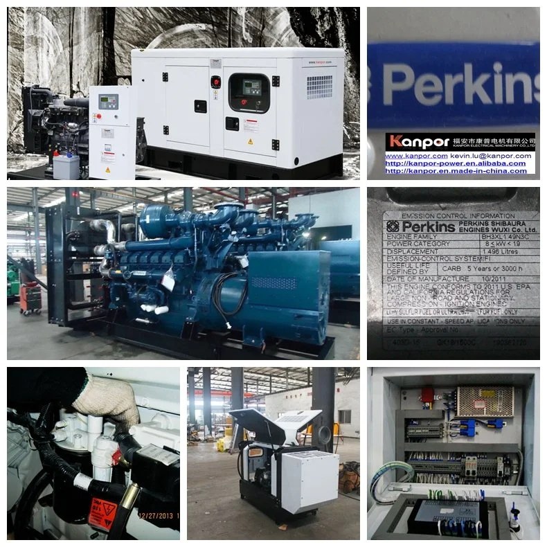 500kVA 400kw Prime Power Open Type with Perkins Diesel Generating Set