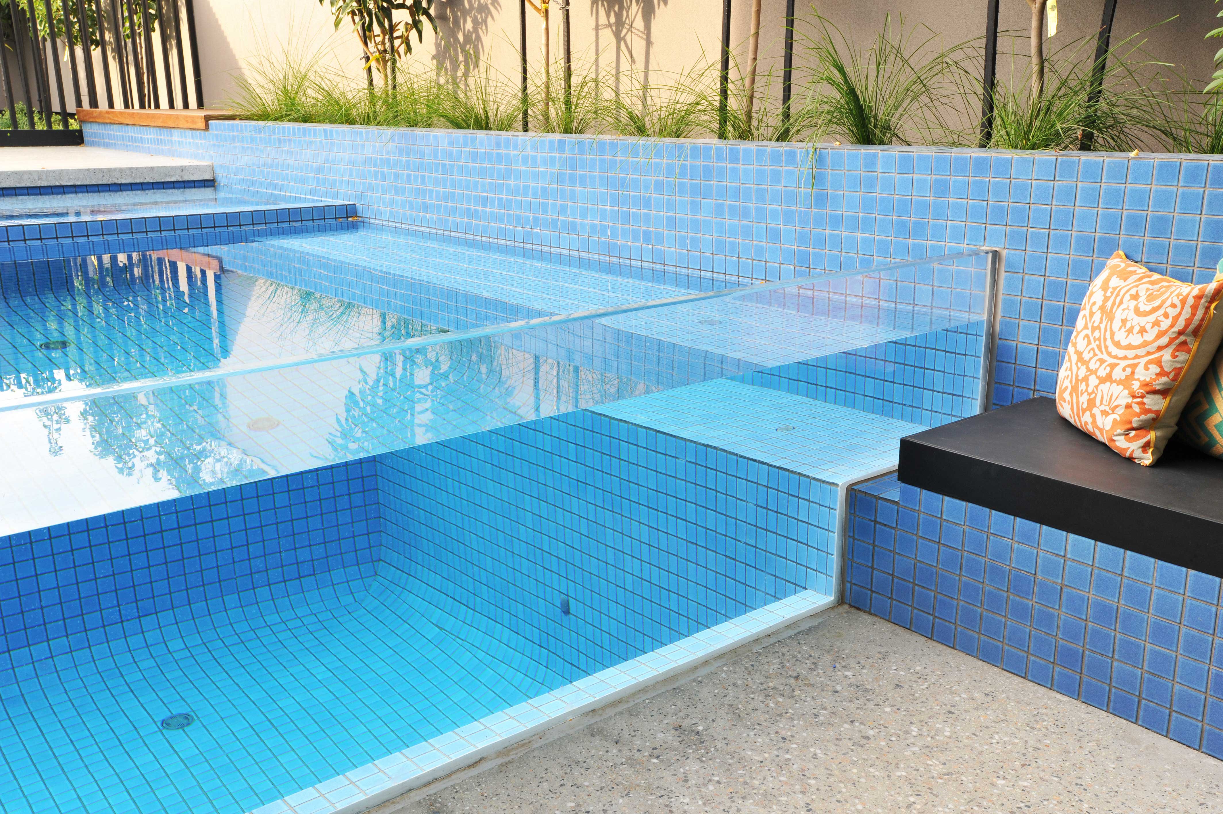 Acrylic swimming pool panel 