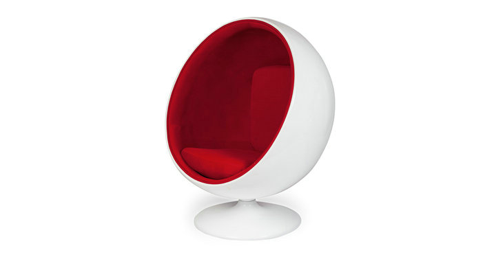 Round Shape Chair Produced by Fibreglass