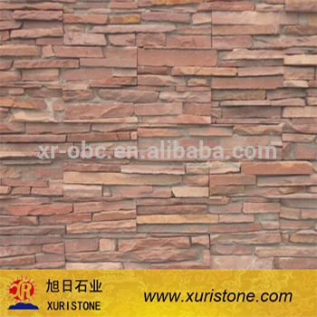 red color slate stone, slate panel