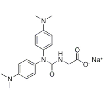 Glycine, N - [[bis [4- (diméthylamino) phényl] amino] carbonyl], sel de sodium (1: 1) CAS 115871-19-7