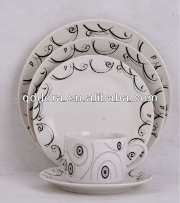 unique fine ceramic dinner set,antique porcelain dinner set,elegant porcelain dinner set