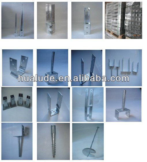 fence post metal pole anchors & post anchor