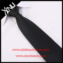 100% Handmade Handmade Perfect Knot Black Silk Fabric Tie