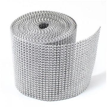 Bling Rhinestone Mesh Trimming Ribbon For Decoration