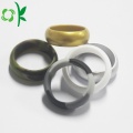 Anéis de dedo de Silicone Top Cool Gold Wedding Ring