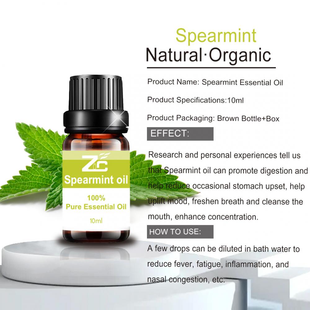 High Quality Therapeutic Grade Pure Spearmint Essential Oil